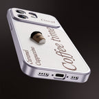 OPPO Reno 14 5G Coffee Time Textured Case – Aesthetic Protective Cover