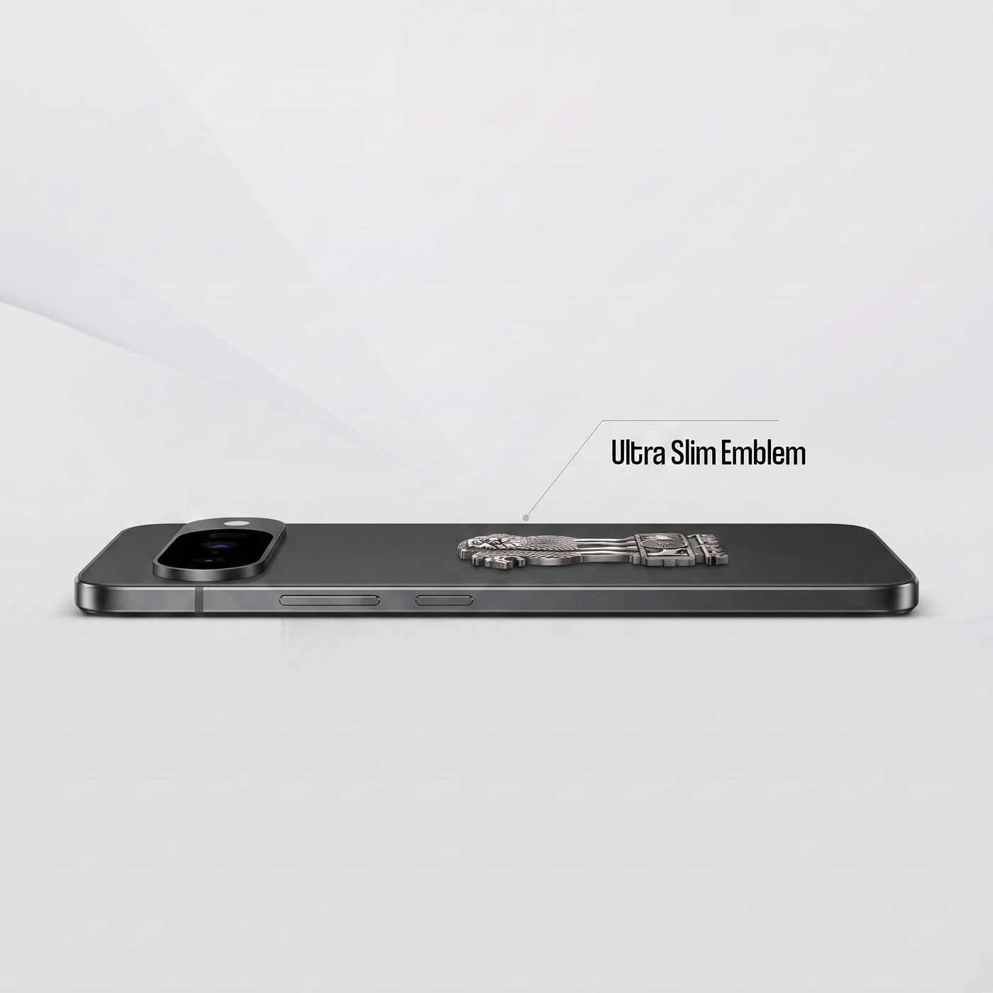 Google Pixel 10 5G Compatible Satyamev Jayate 3D Metal Emblem Sticker