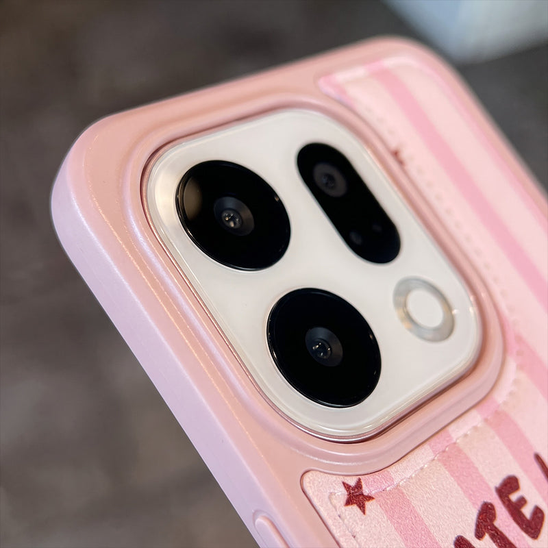 OPPO Reno 14 5G Cute Horse Printed Case – Pink Protective Back Cover
