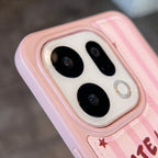 OPPO Reno 14 5G Cute Horse Printed Case – Pink Protective Back Cover