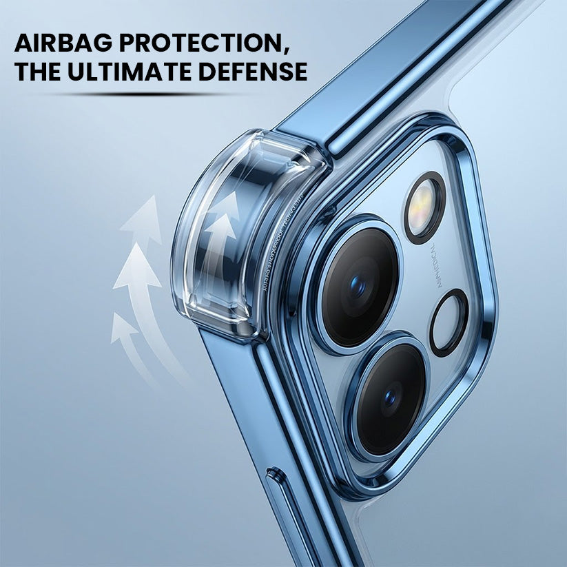 Vivo Y51 Pro 5G Anti-Yellow Electroplating Transparent Airbags Case
