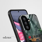 Samsung Galaxy A56 Premium Acrylic Shockproof Glass Back Case (Jeep Case)