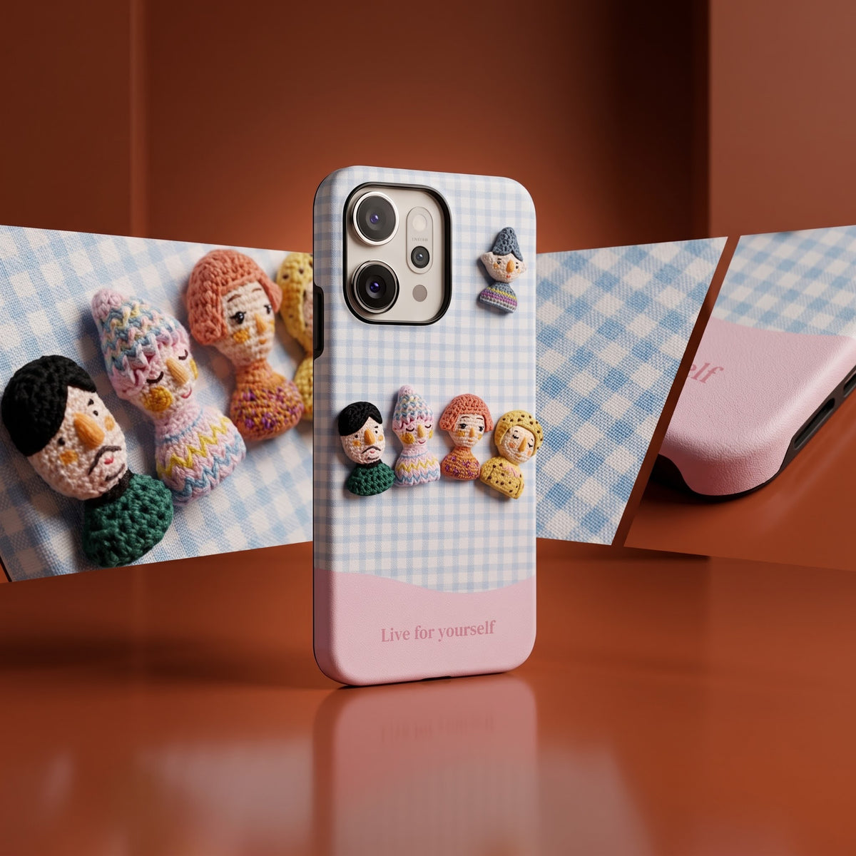 OPPO Reno 14 5G Cute Doll Printed Case – Pink Protective Back Cover