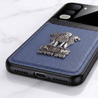 Vivo Y400 Pro 5G Satyamev Jayate 3D Metal Leather Back Case