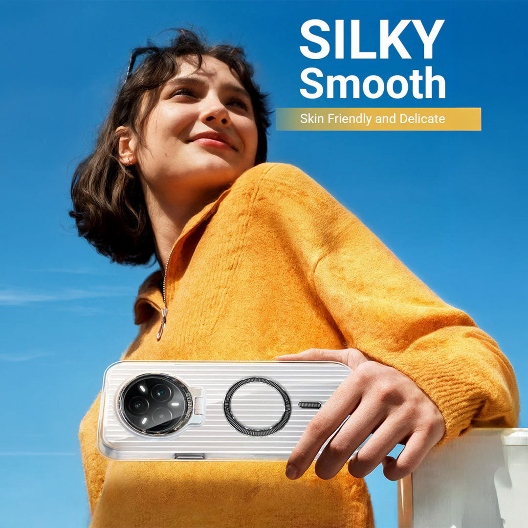 Realme 14 Pro+ 5G Anti-Yellow Magsafe Liquid Crystal Clear Case