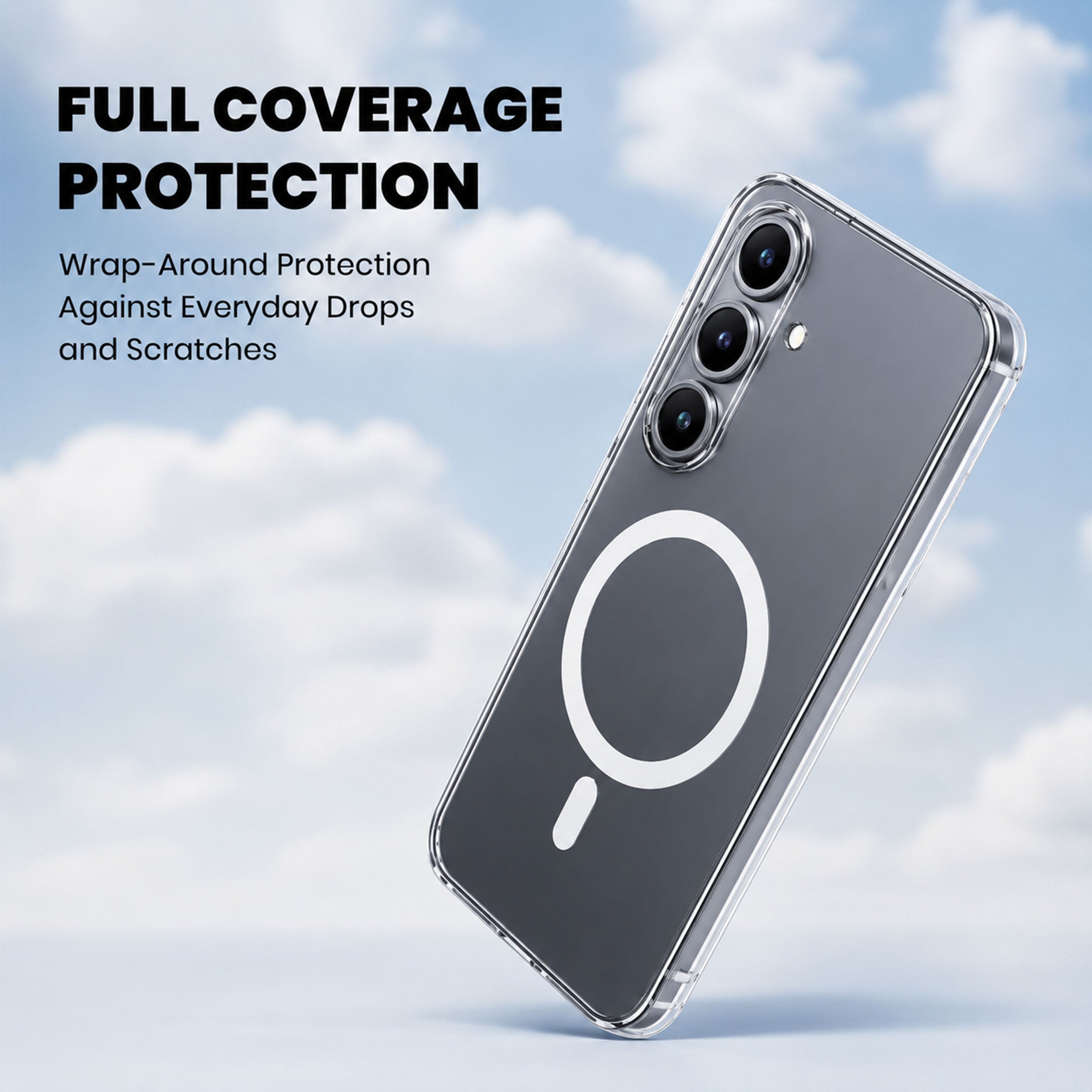 Samsung Galaxy A26 5G Clear Anti-Yellow MagSafe Protective Case