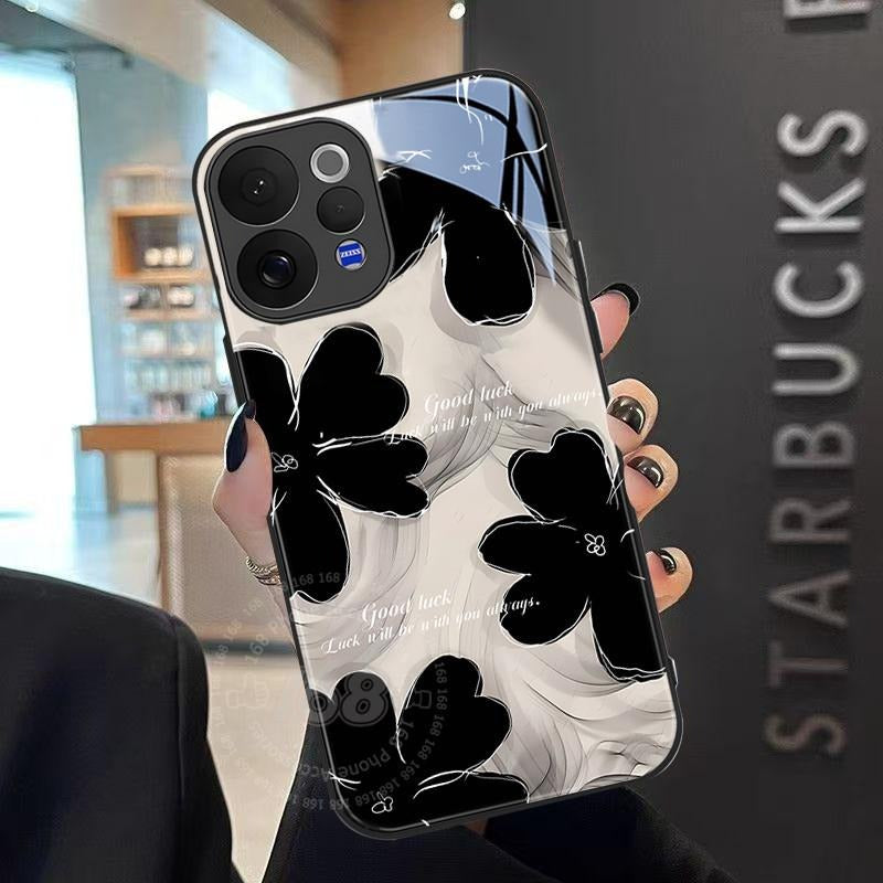 Vivo V70 5G Floral Camellia Liquid Glass Case