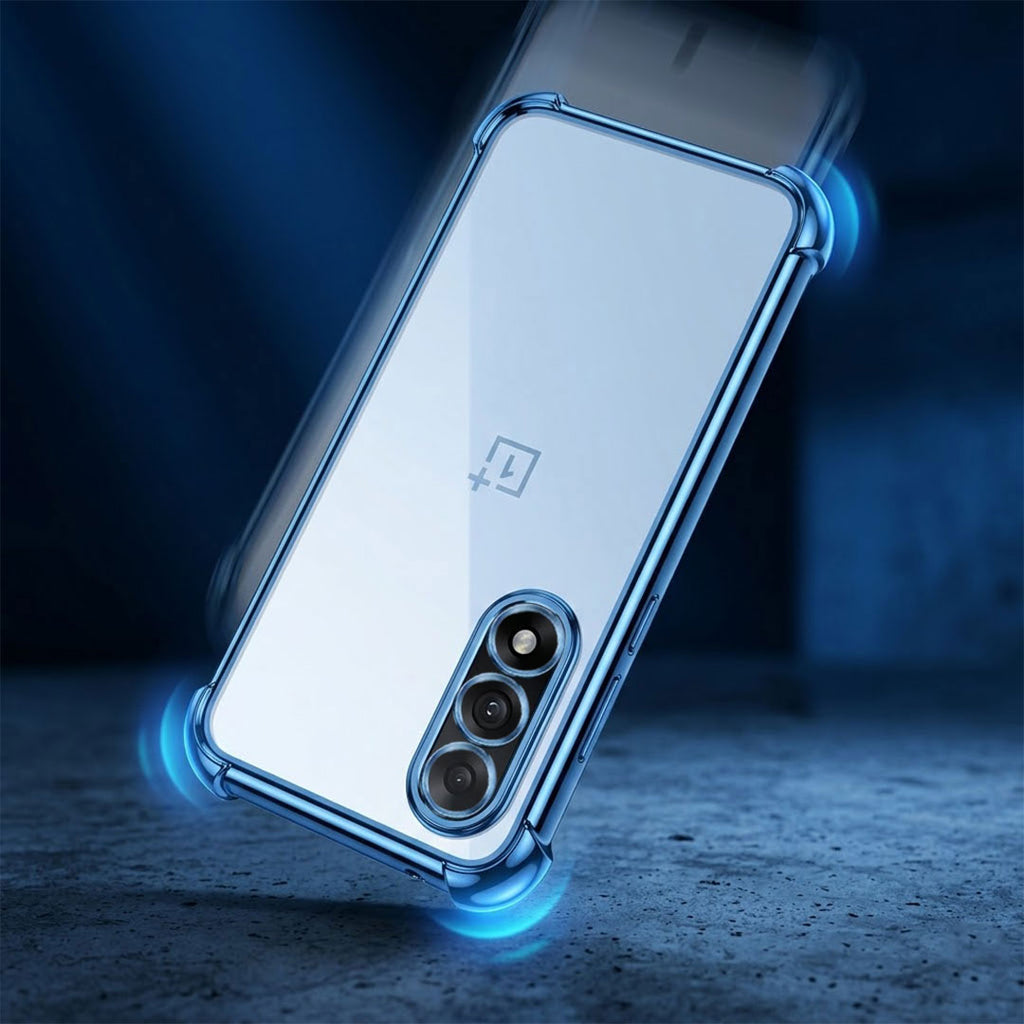 OnePlus Nord 5 5G Anti-Yellow Electroplating Transparent Airbags Case