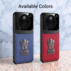 Vivo T4 5G Satyamev Jayate 3D Metal Leather Back Case