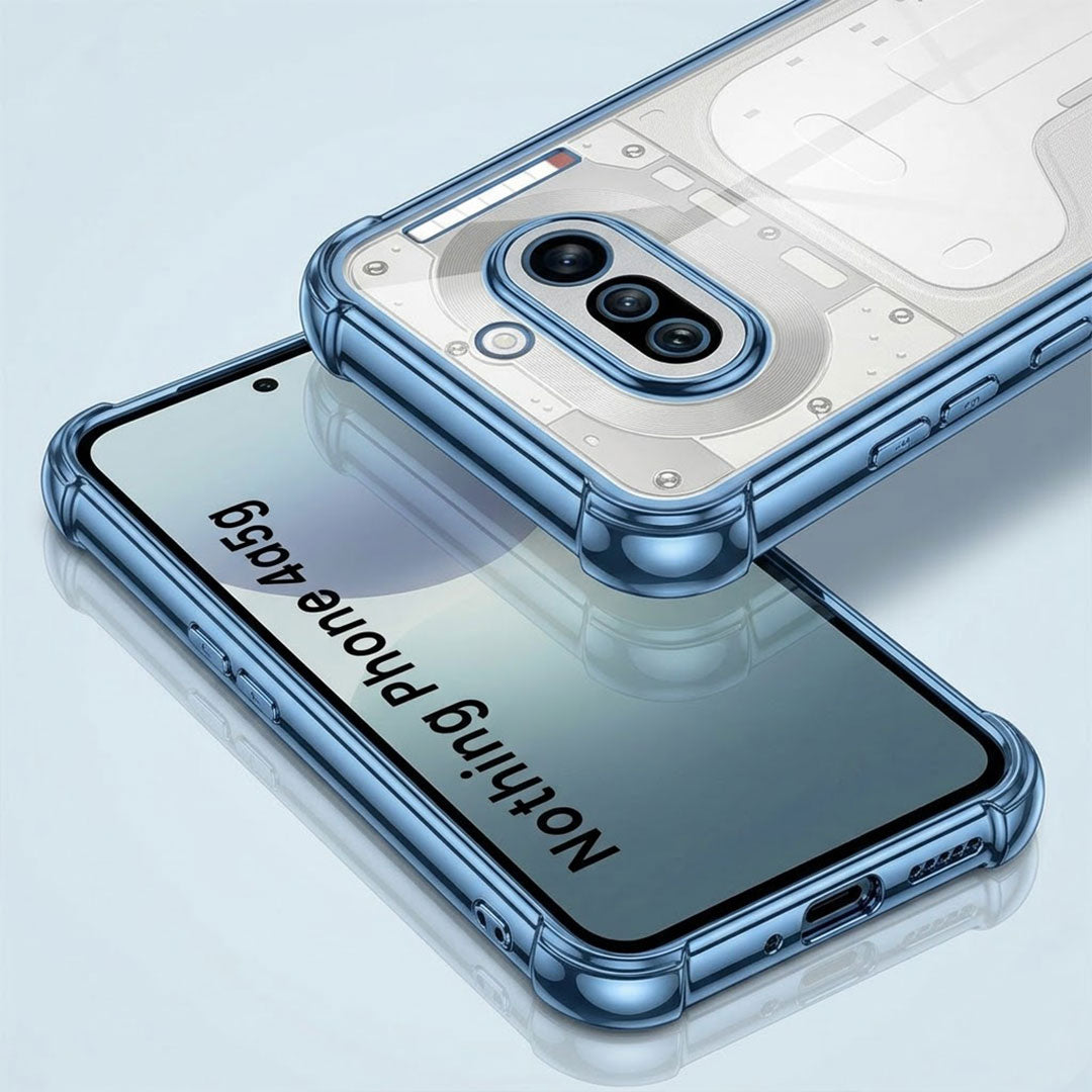 Nothing Phone 4a 5G Anti-Yellow Electroplating Transparent Airbags Case