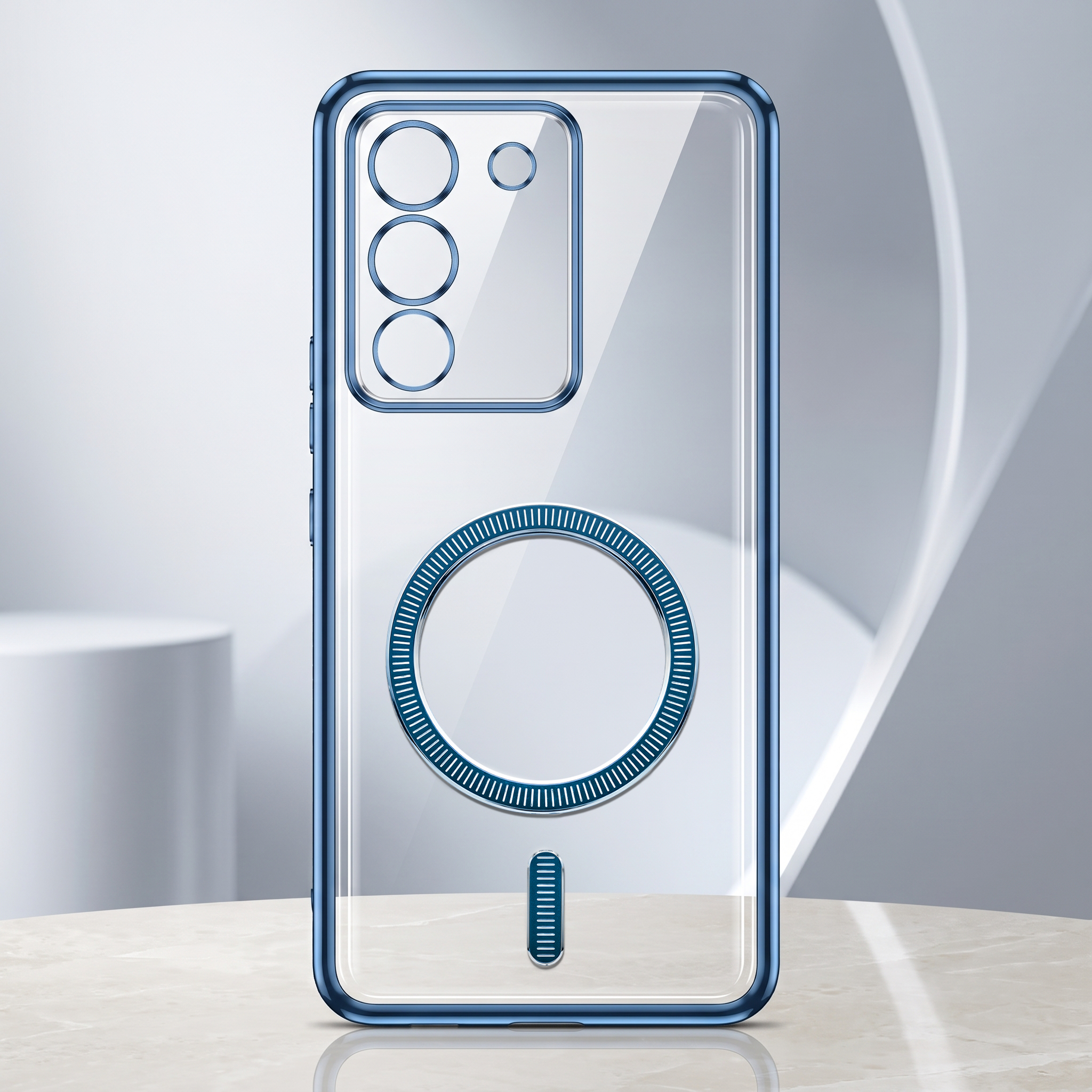 Vivo Y200 5G Electroplated Magnetic Magsafe Case