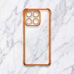 Motorola Edge 60 Pro 5G Premium Shockproof Transparent Airbag Cosmic Orange Case
