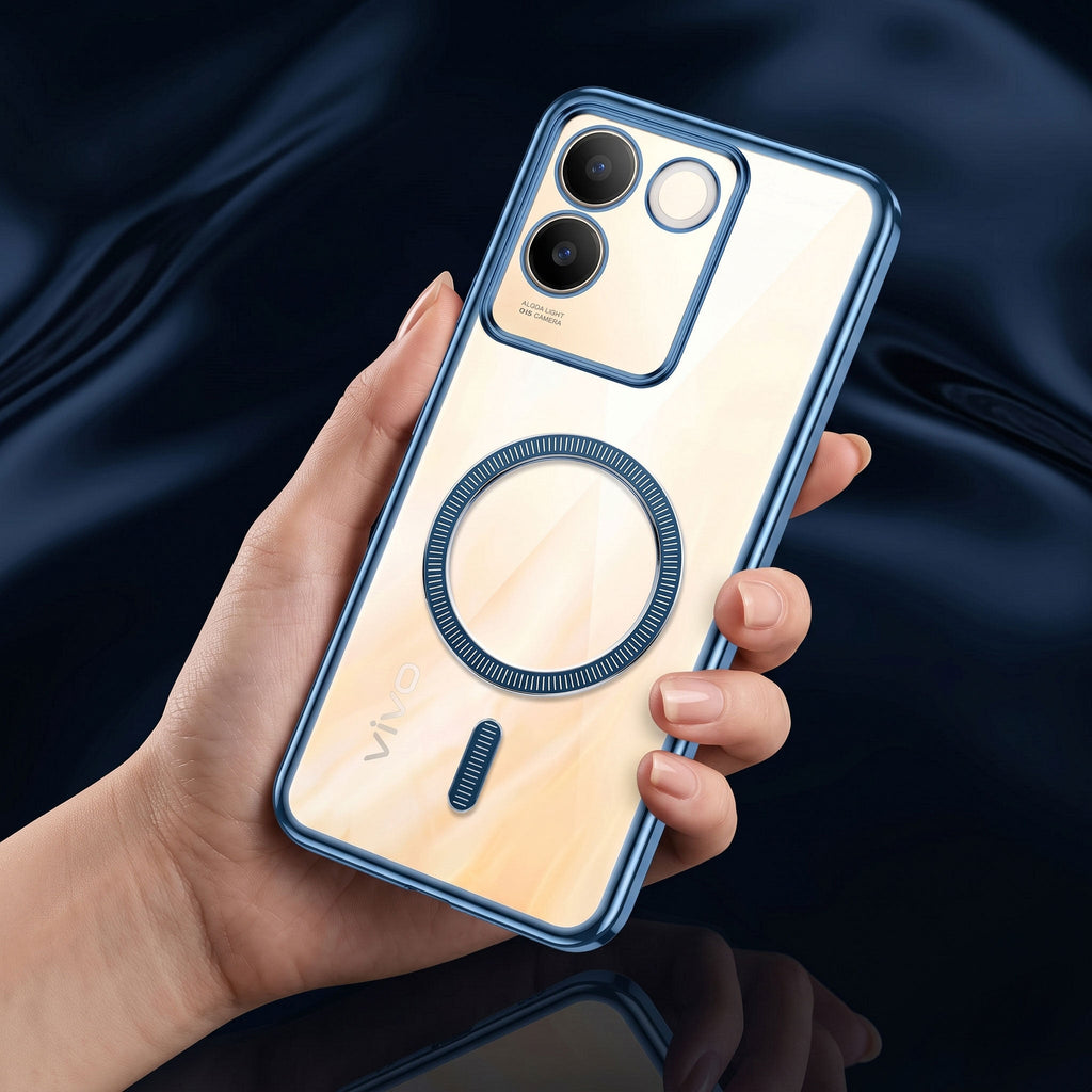 Vivo T2 Pro 5G Electroplated Magnetic Magsafe Case