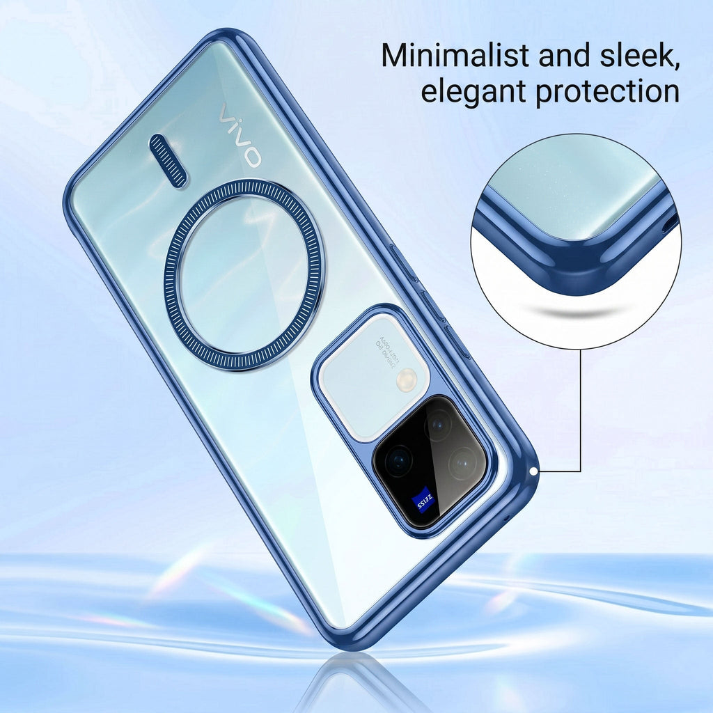 Vivo V30 Pro 5G Electroplated Magnetic Magsafe Case