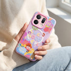 OPPO Reno 14 5G Cute Cartoon Case – Colorful Protective Back Cover
