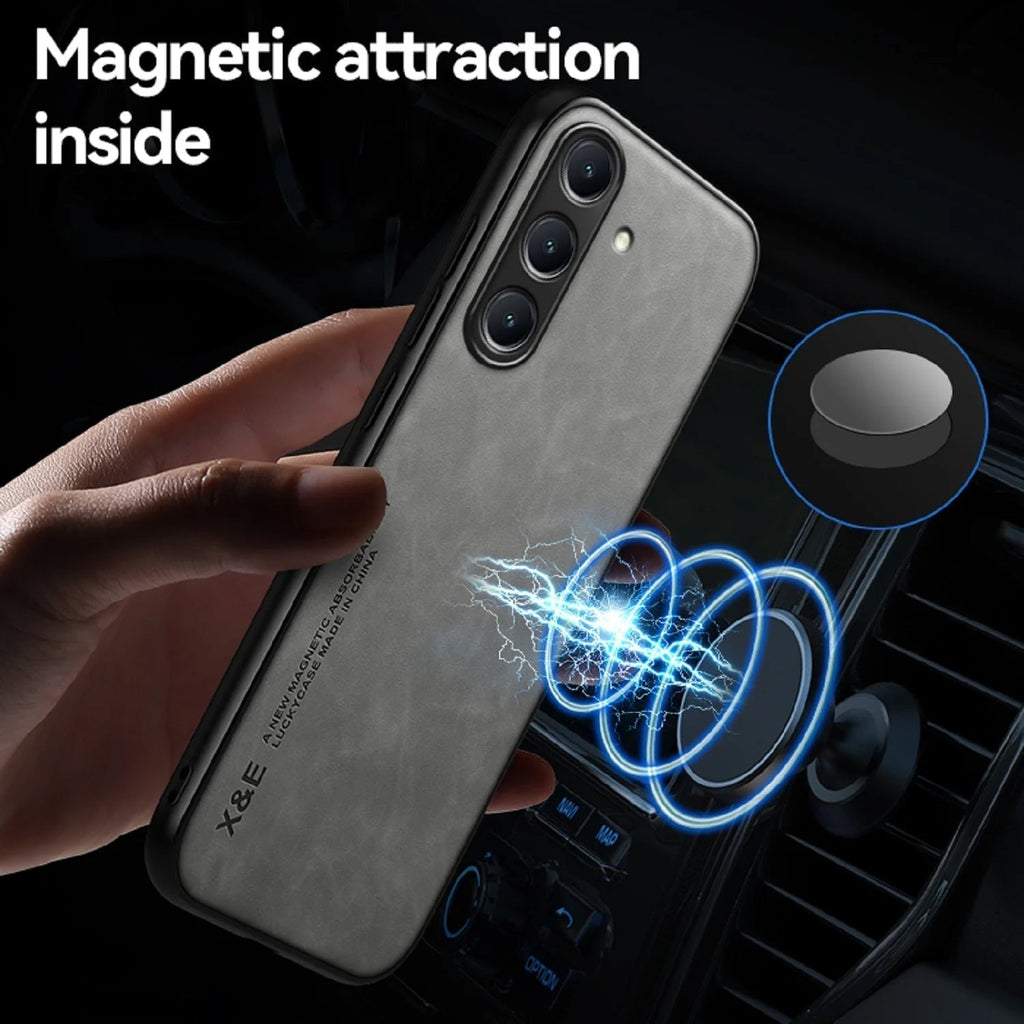 Samsung Galaxy A55 5G Comfortable Touch Sheepskin Leather Case (Buy 1 Get 1 Surprise Cover)
