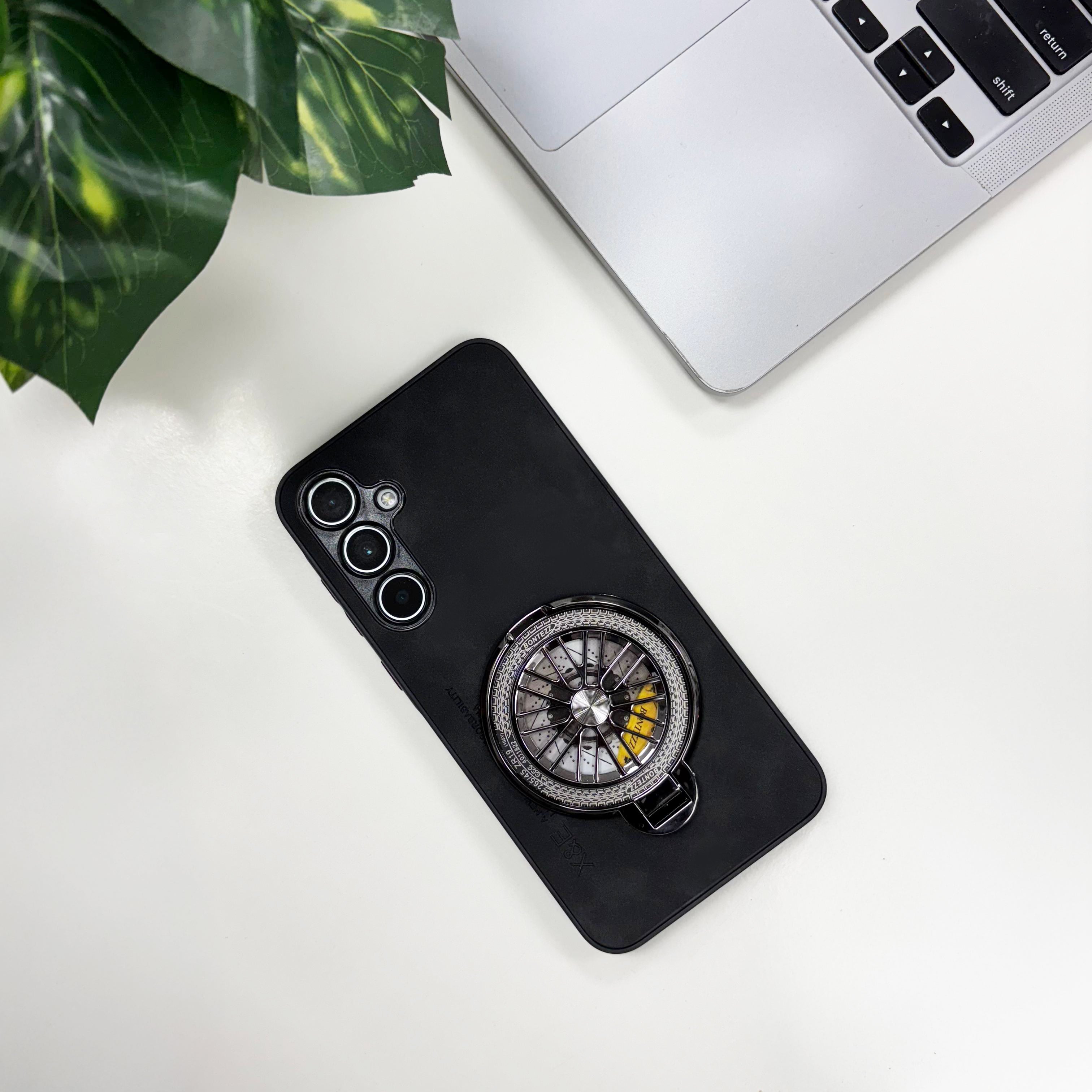 Samsung Galaxy A35 5G Best Selling Stress Buster Wheel Comfortable Touch Sheepskin Scratch Resistant Back Case