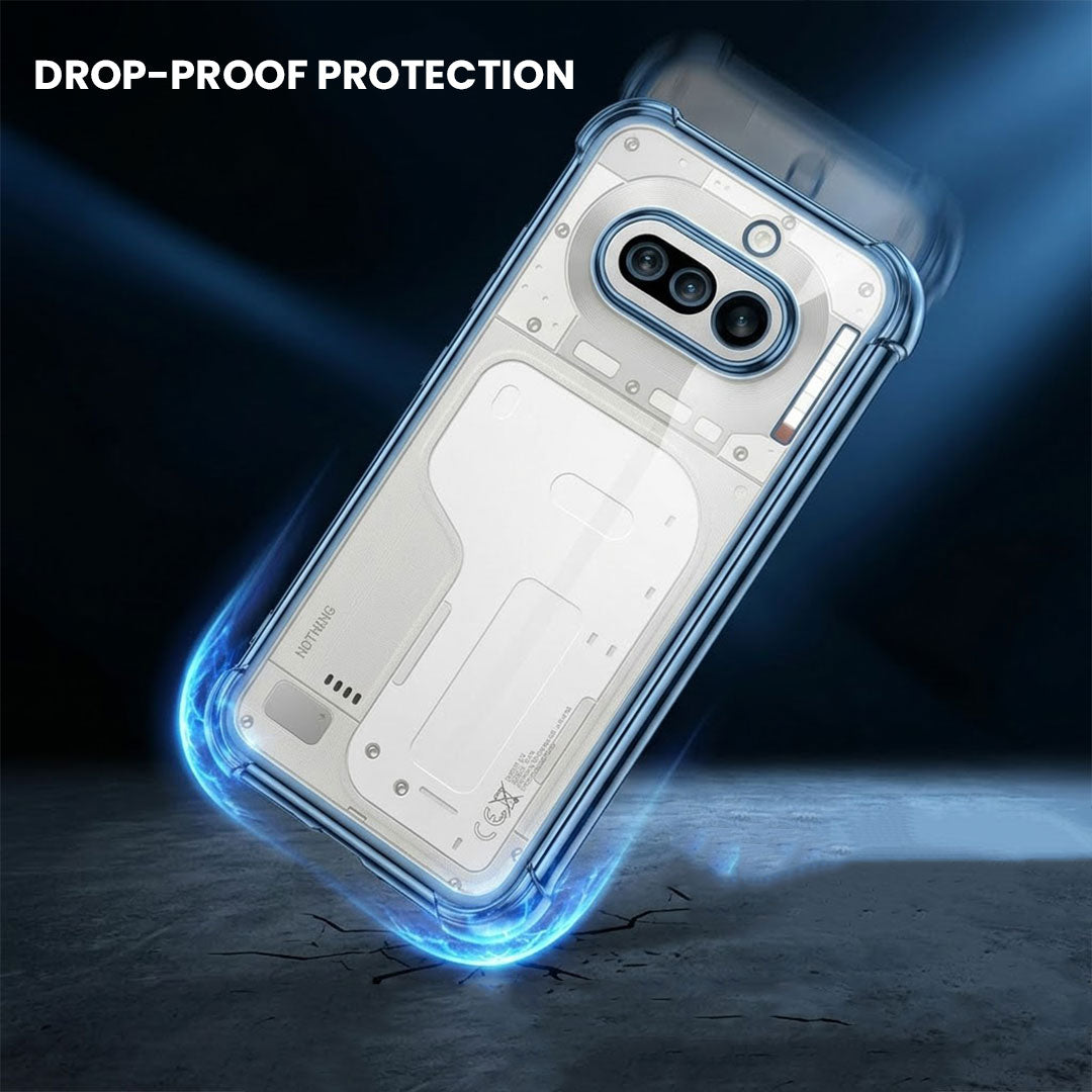 Nothing Phone 4a 5G Anti-Yellow Electroplating Transparent Airbags Case