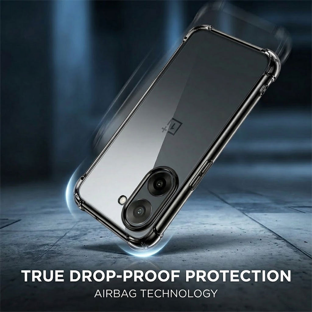 OnePlus Nord CE5 5G Anti-Yellow Electroplating Transparent Airbags Case
