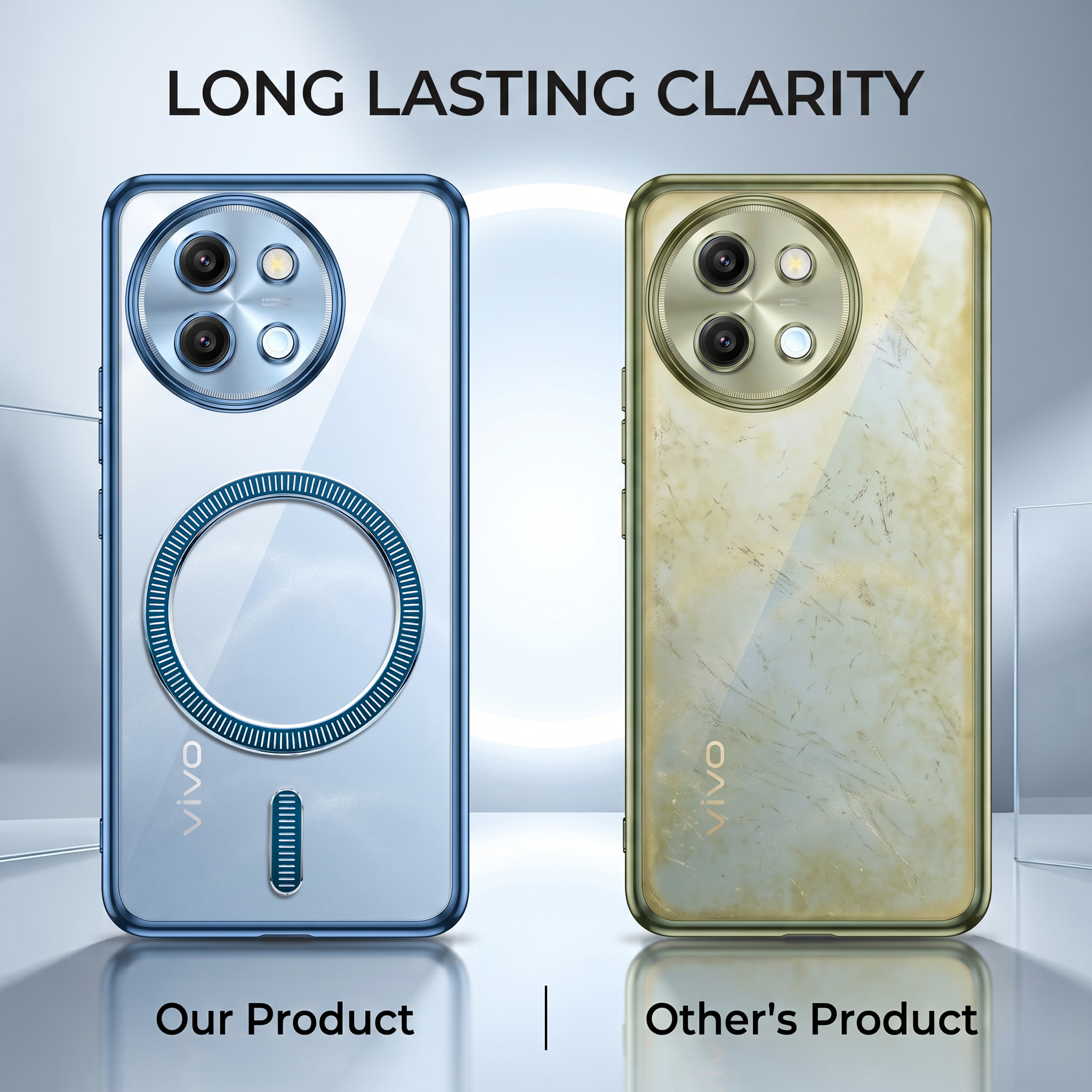 Vivo Y58 5G Electroplated Magnetic Magsafe Case