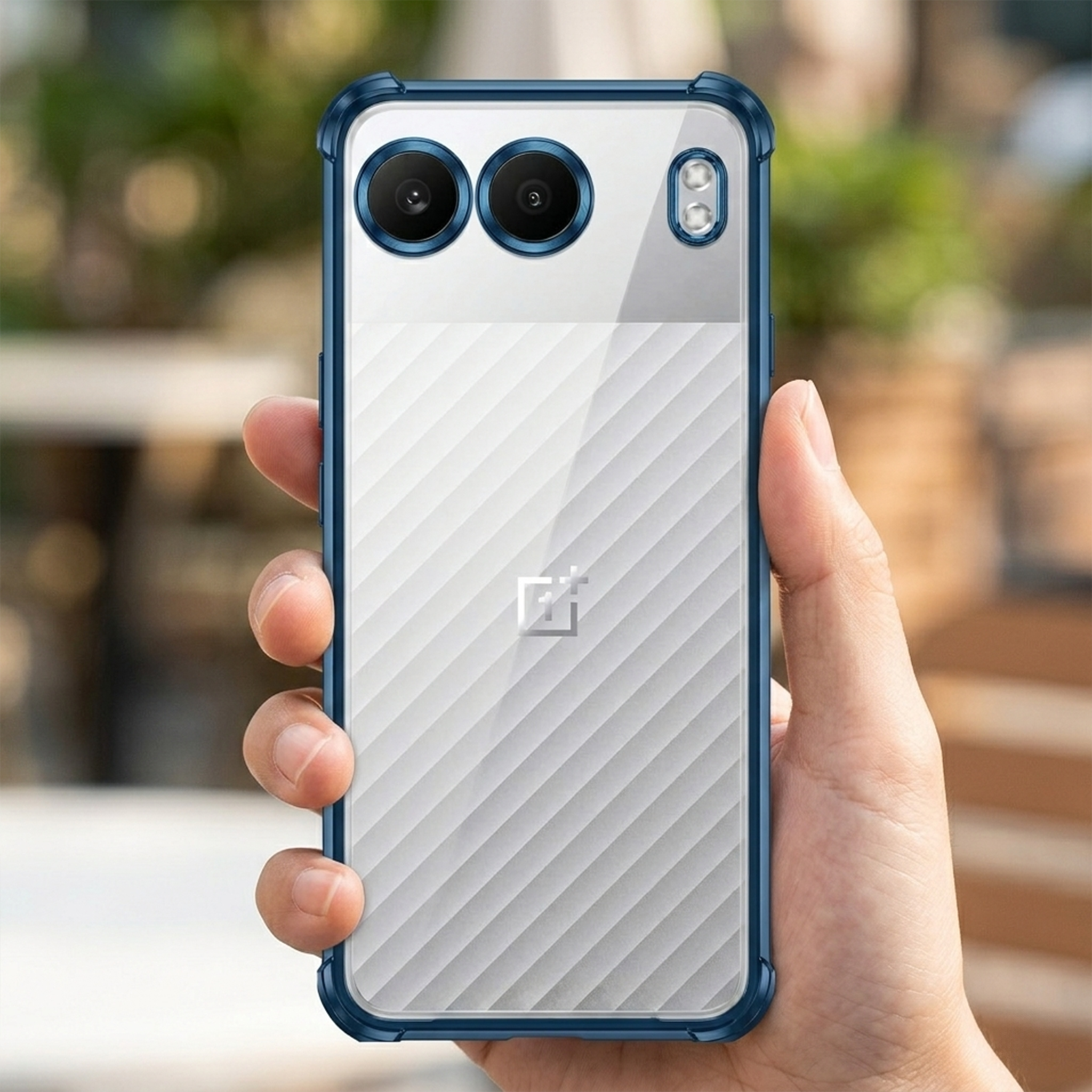 OnePlus Nord 4 5G Anti-Yellow Electroplating Transparent Airbags Case