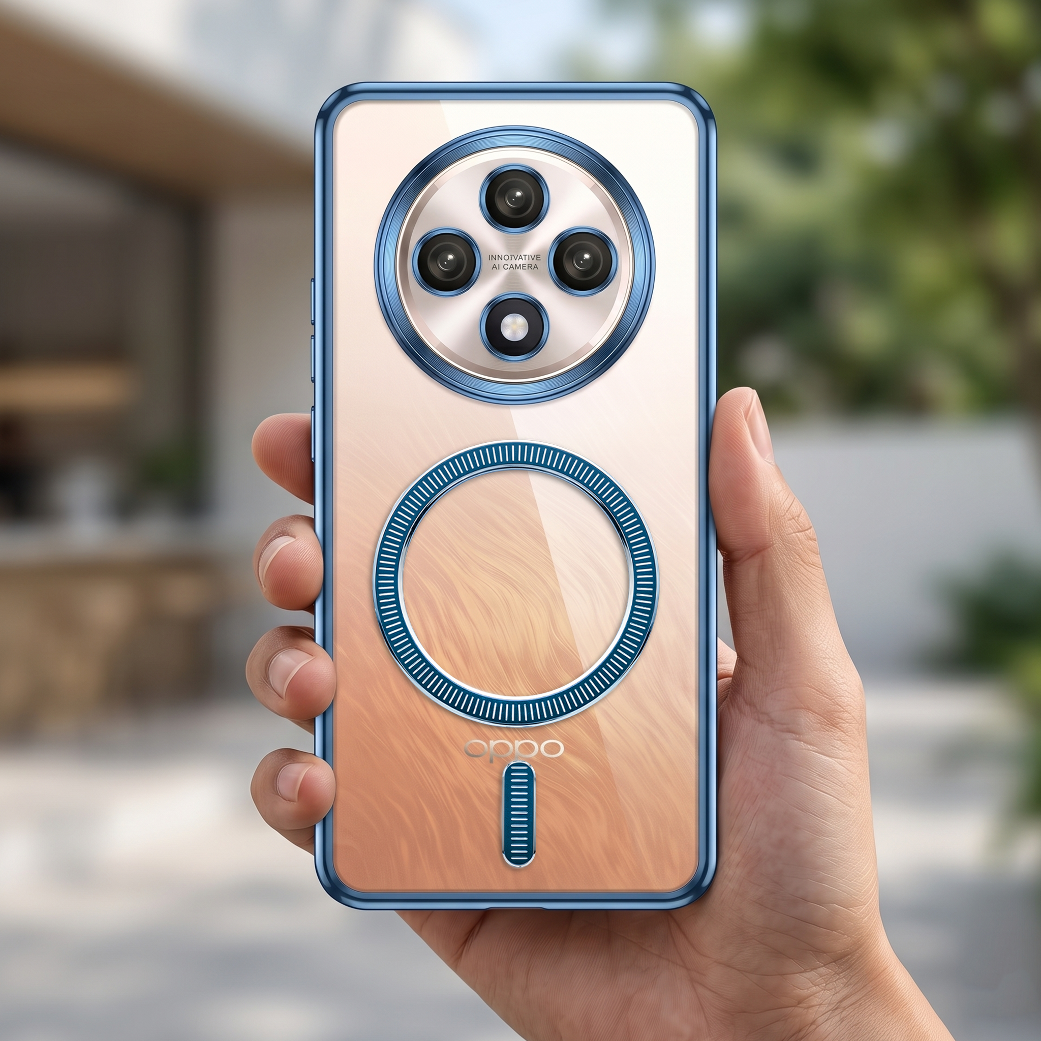 Oppo Reno 12F 5G Electroplated Magnetic Magsafe Case