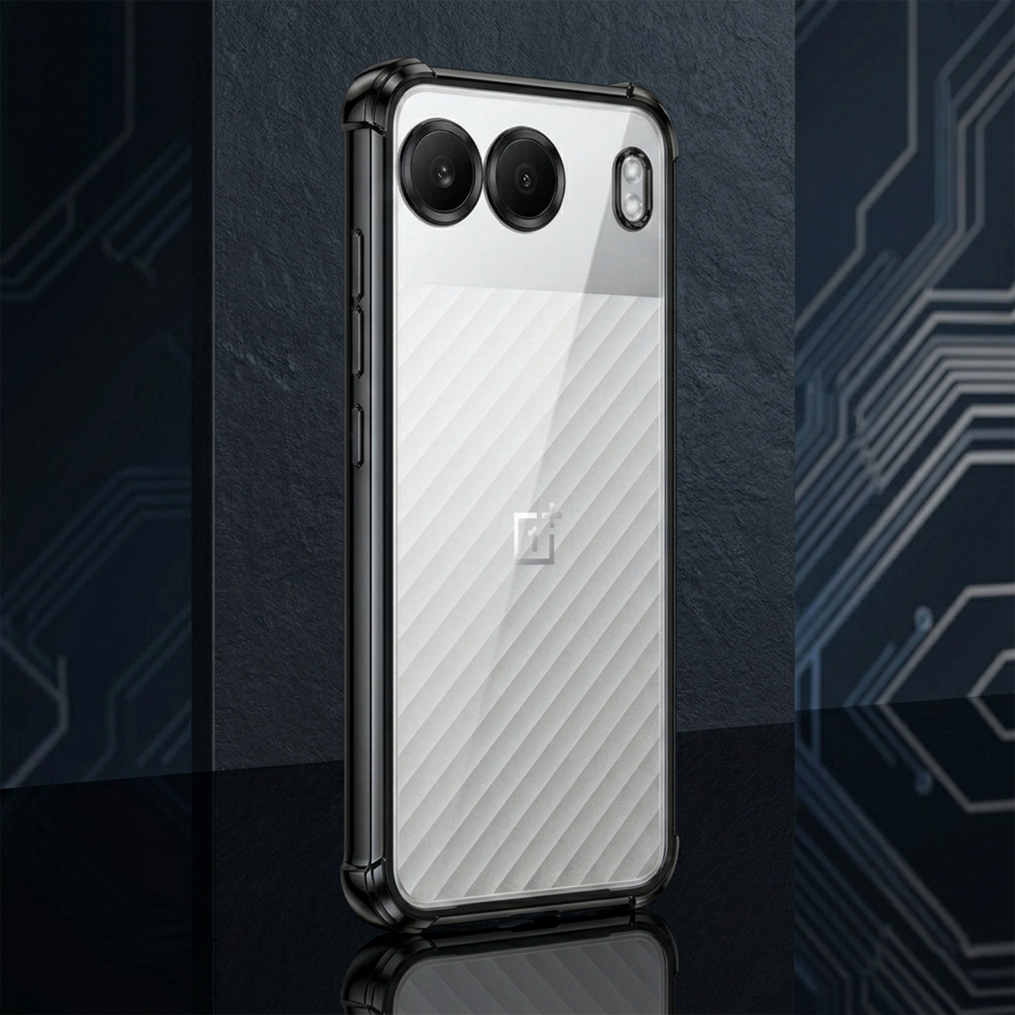OnePlus Nord 4 5G Anti-Yellow Electroplating Transparent Airbags Case