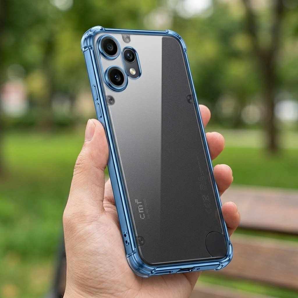 Nothing Phone 2 Pro 5G Anti-Yellow Electroplating Transparent Airbags Case
