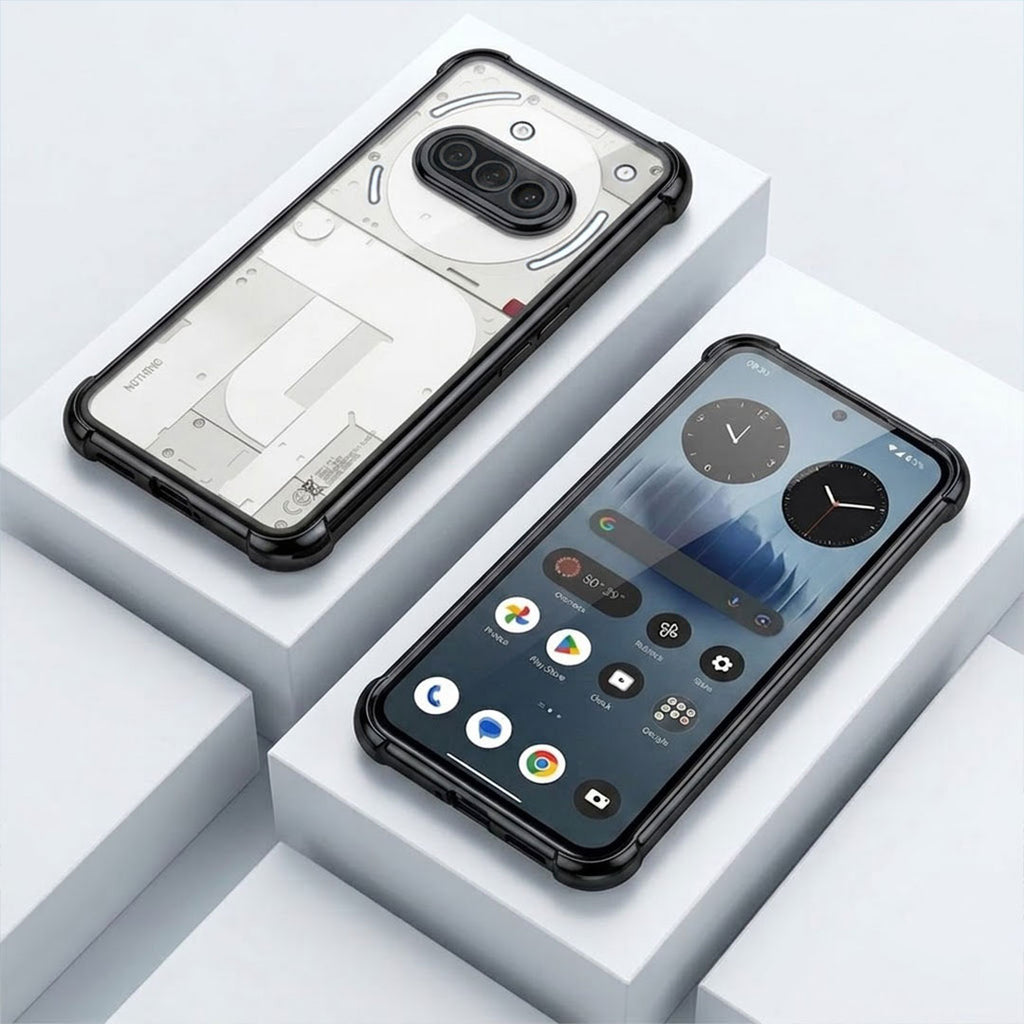 Nothing Phone 3a 5G Anti-Yellow Electroplating Transparent Airbags Case