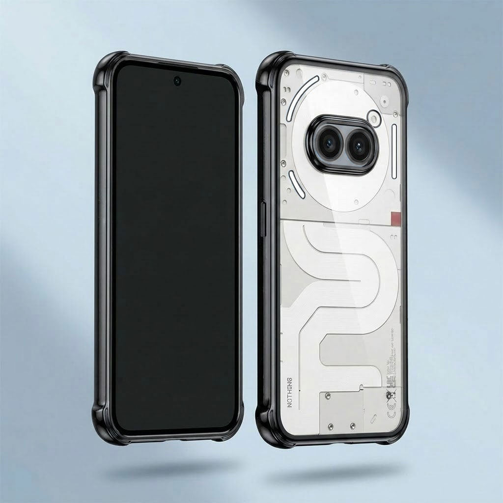 Nothing Phone 2a 5G Anti-Yellow Electroplating Transparent Airbags Case