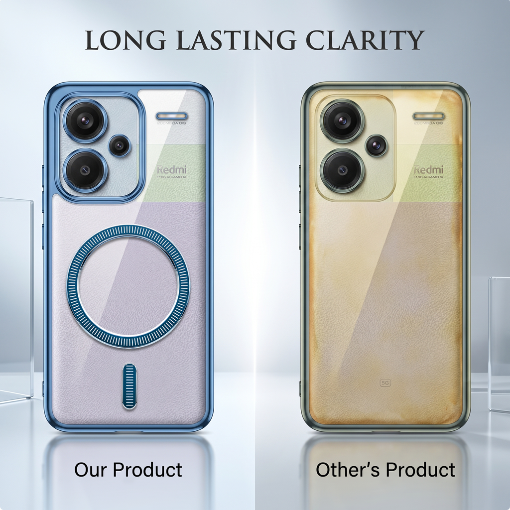 Redmi Note 13 Pro+ 5G Electroplated Magnetic Magsafe Case
