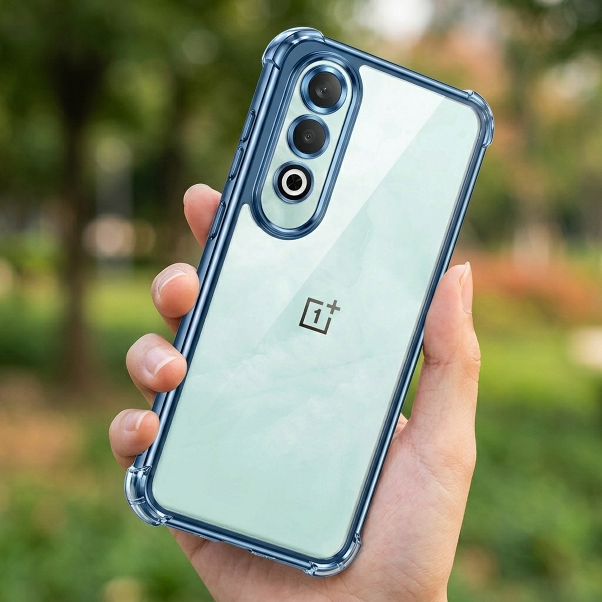 OnePlus Nord CE4 5G Anti-Yellow Electroplating Transparent Airbags Case