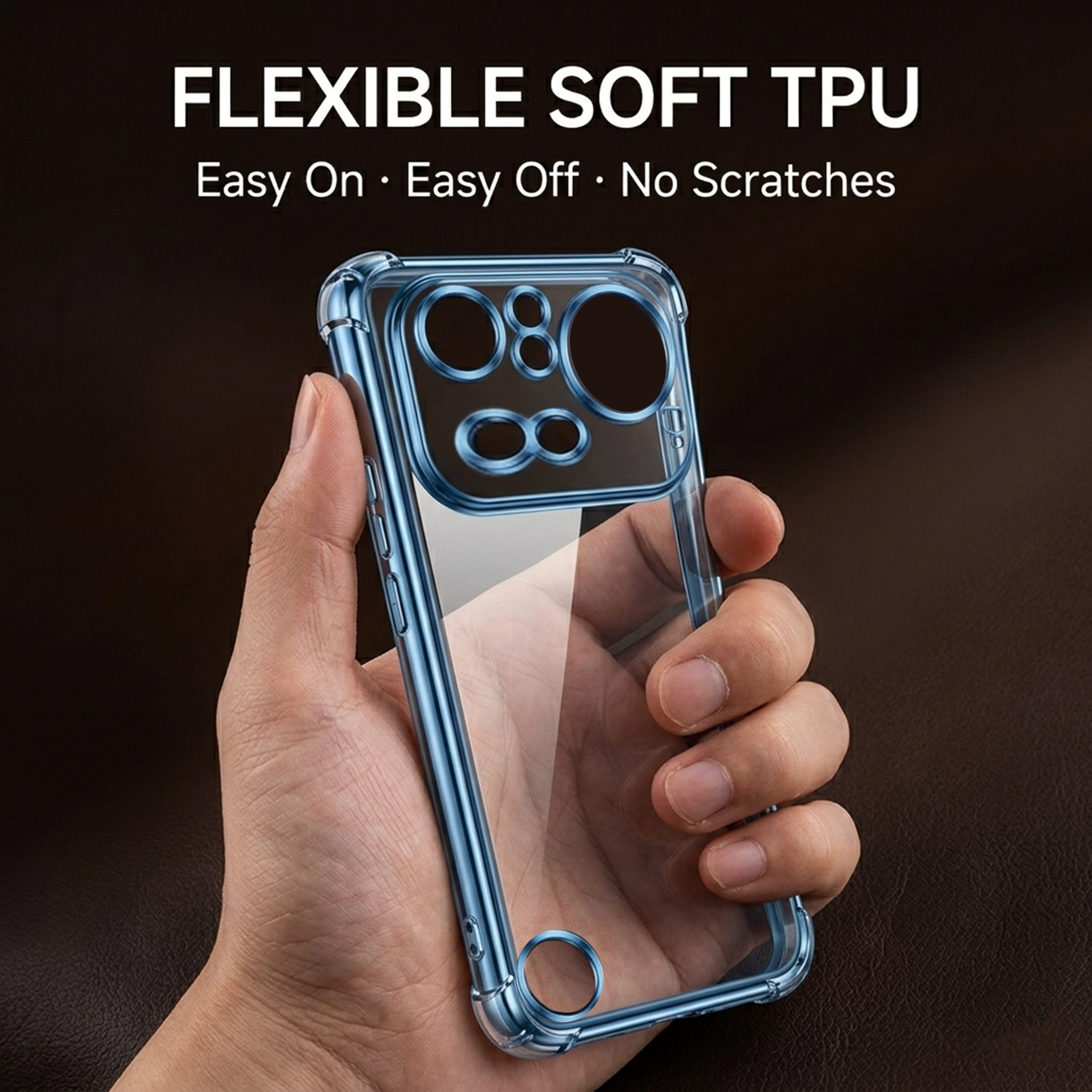 Nothing Phone 4A Pro 5G Anti-Yellow Electroplating Transparent Airbags Case