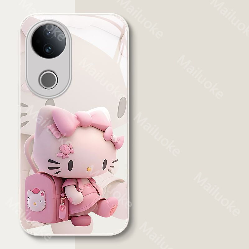 Vivo V50 5G Cute Bow Cat Case