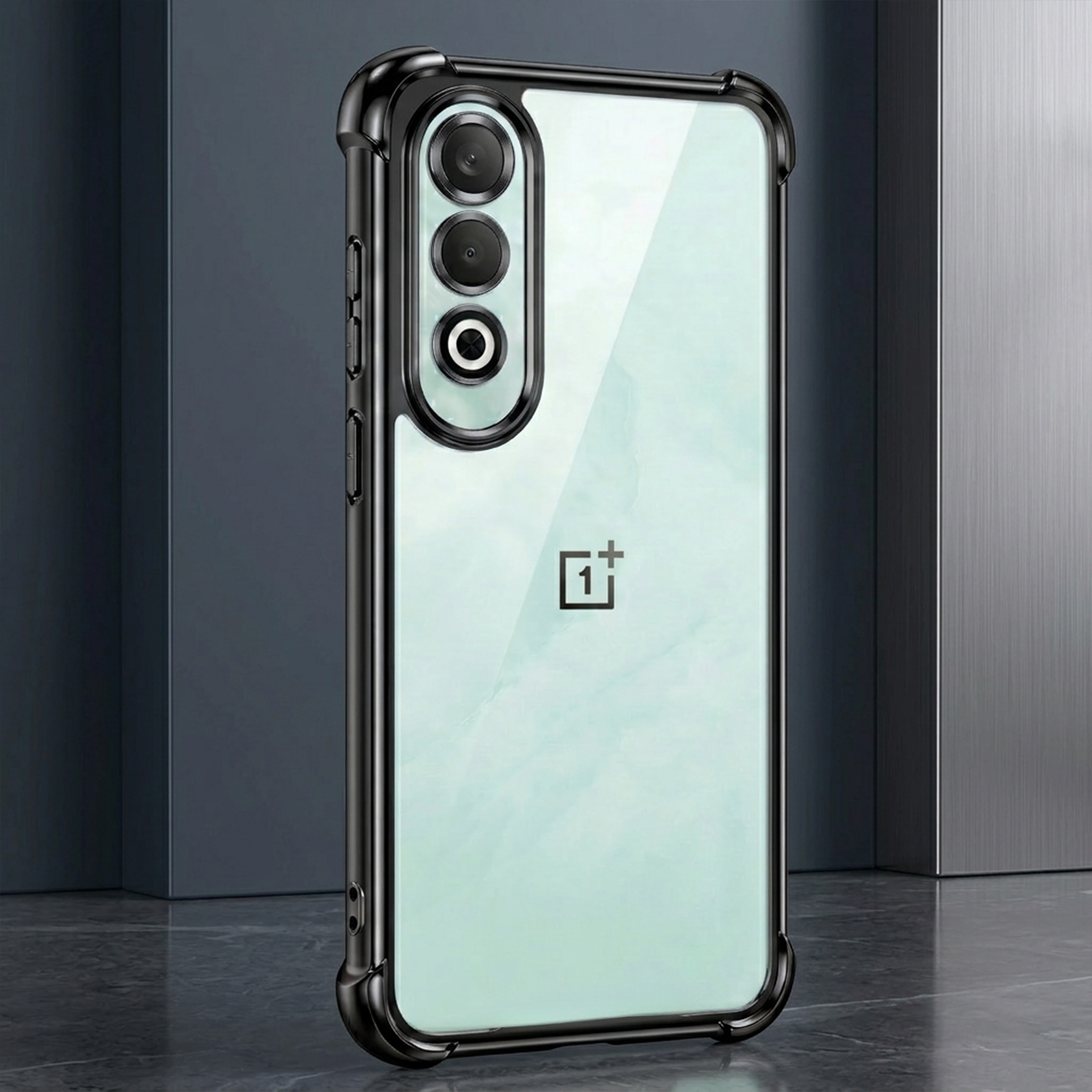 OnePlus Nord CE4 5G Anti-Yellow Electroplating Transparent Airbags Case