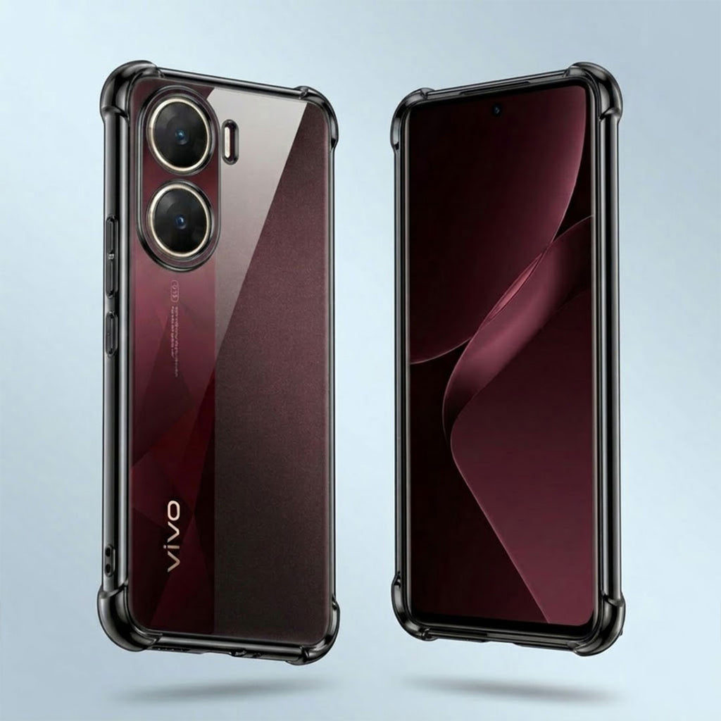 Vivo V29E 5G Anti-Yellow Electroplating Transparent Airbags Case