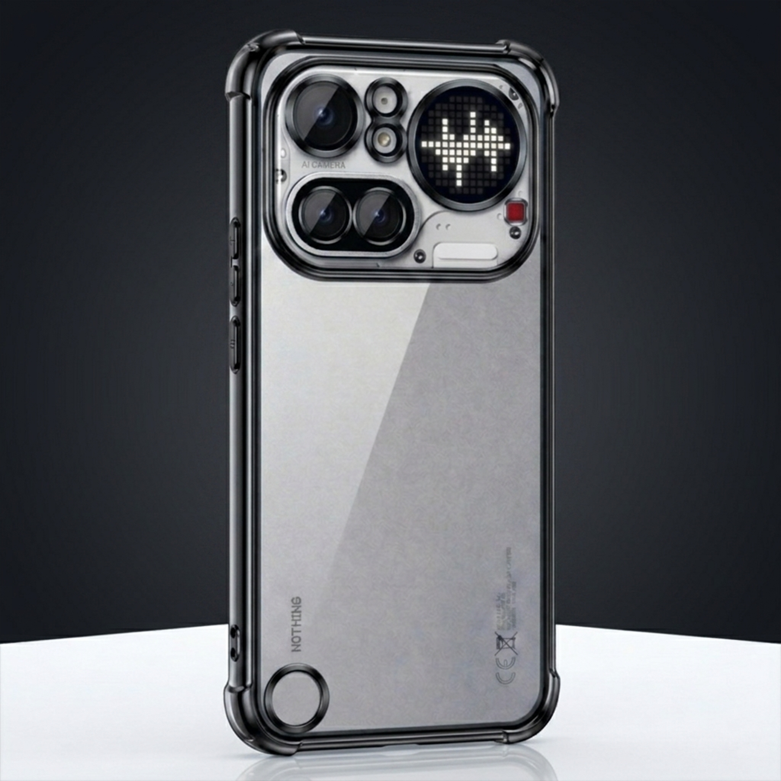 Nothing Phone 4A Pro 5G Anti-Yellow Electroplating Transparent Airbags Case