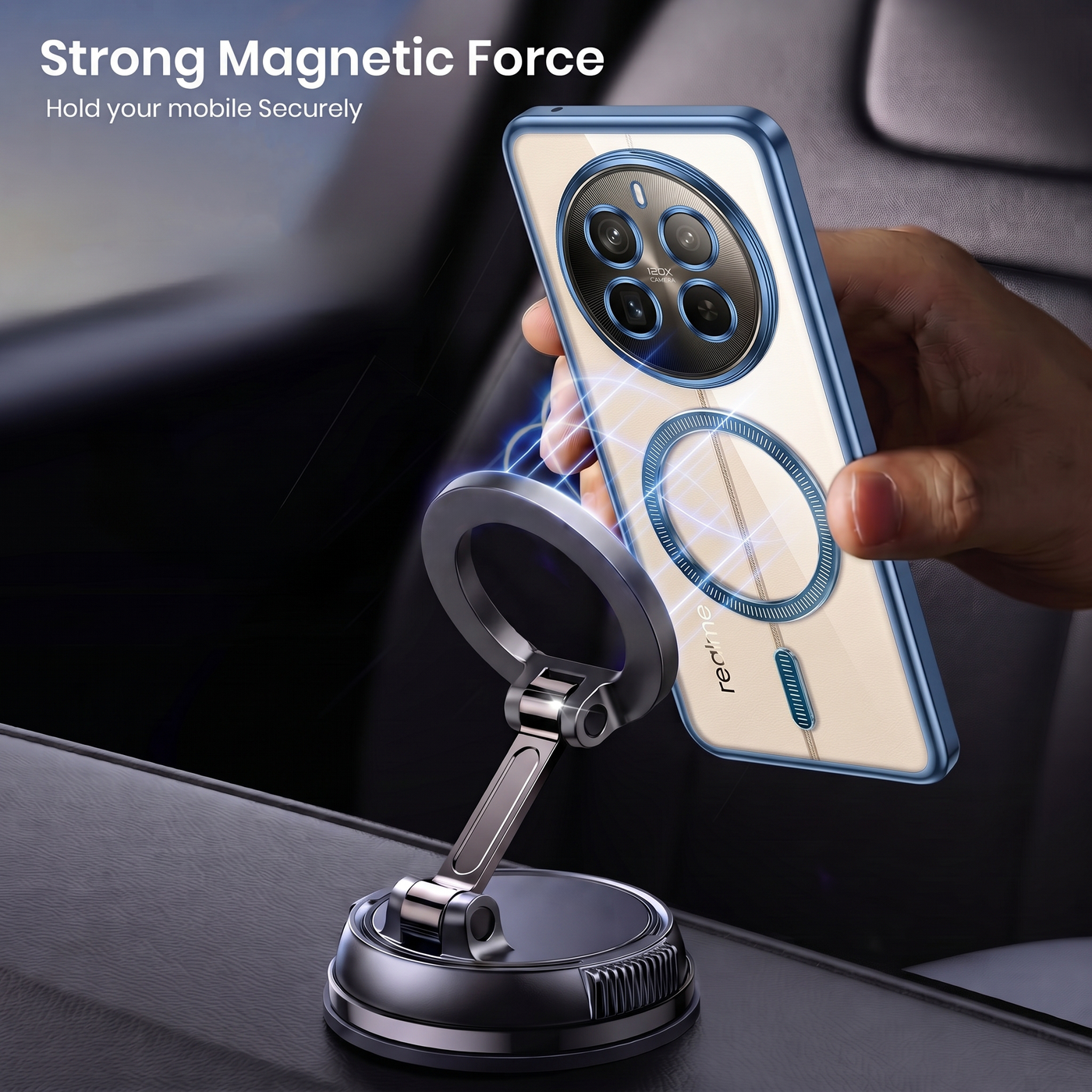 Realme 12 Pro+ 5G Electroplated Magnetic Magsafe Case