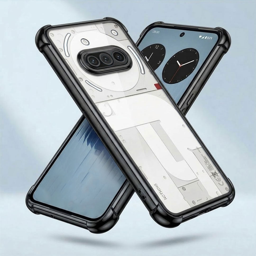 Nothing Phone 3a 5G Anti-Yellow Electroplating Transparent Airbags Case