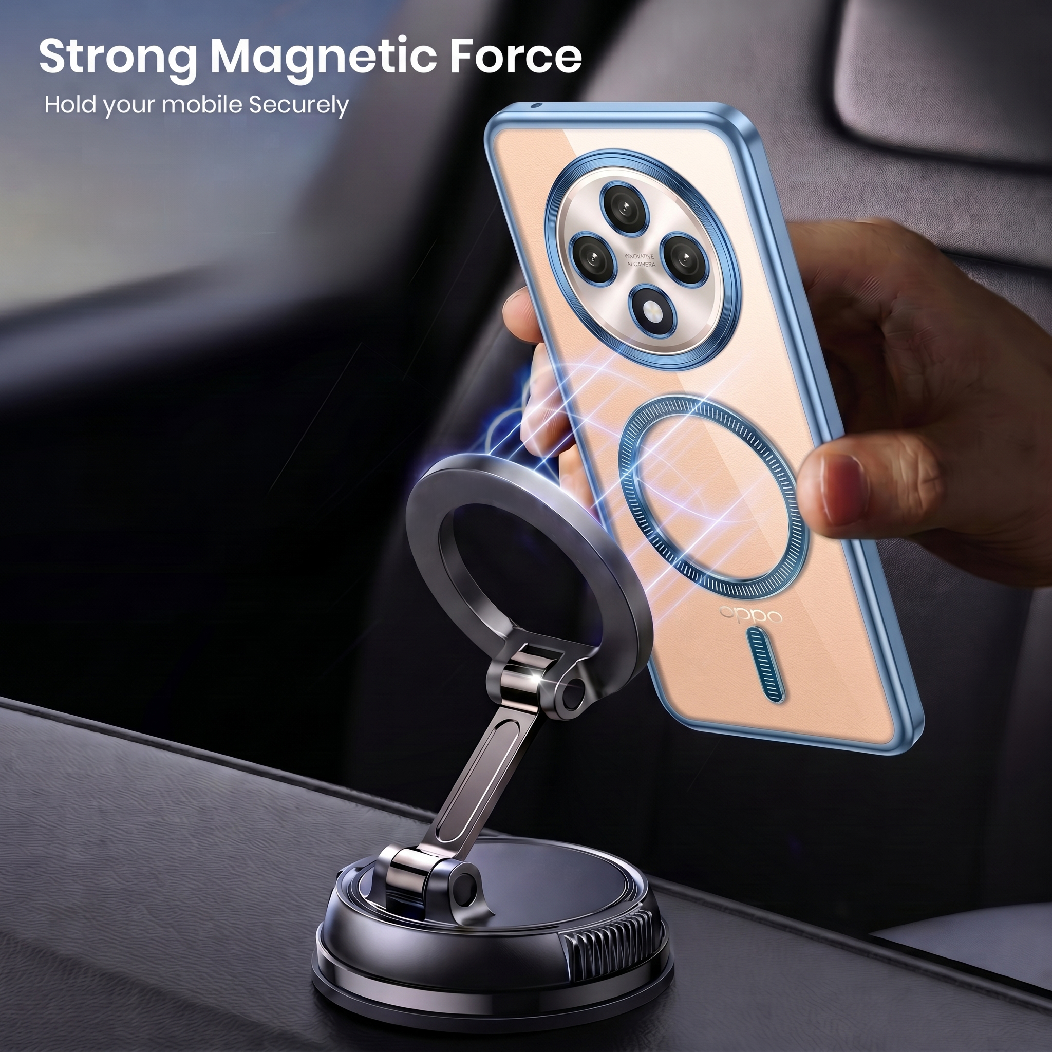 Oppo Reno 12F 5G Electroplated Magnetic Magsafe Case