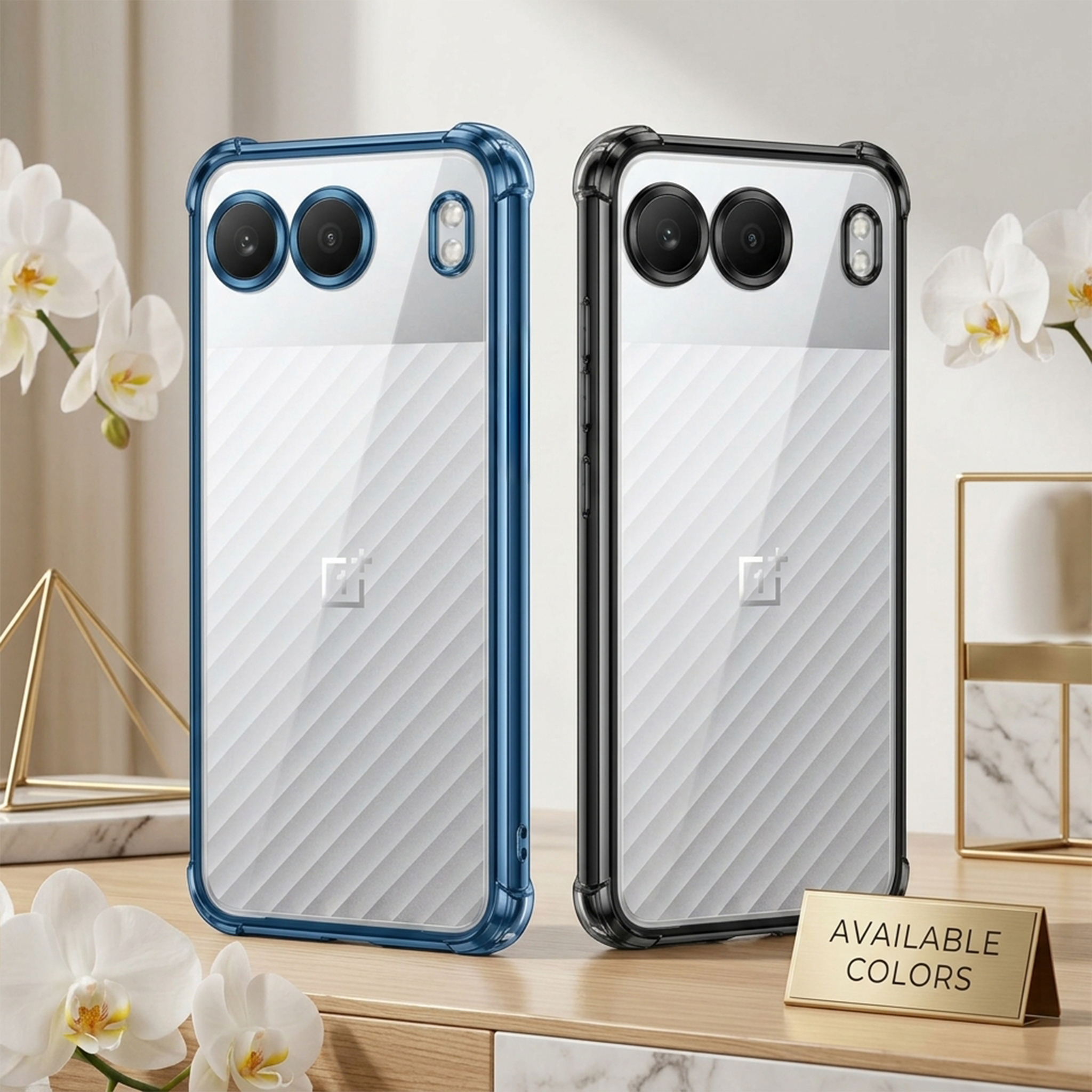 OnePlus Nord 4 5G Anti-Yellow Electroplating Transparent Airbags Case