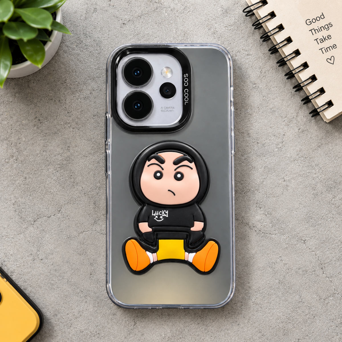 Oppo Reno 15 Pro Mini 5G Angry Cartoon Character Case