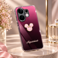 Vivo V60 5G Aquarius Pink Mouse Charm Case – Elegant Glossy Protective Cover