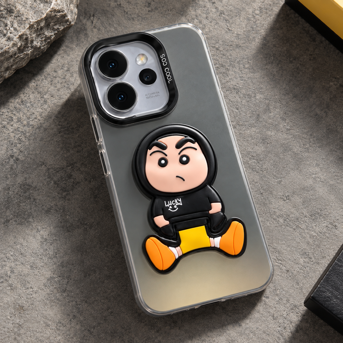 Oppo Reno 15 Pro Mini 5G Angry Cartoon Character Case