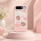 Realme 16 5G Cute Teddy Bear Pink Case