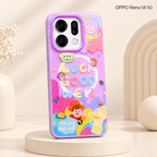 OPPO Reno 14 5G Cute Cartoon Case – Colorful Protective Back Cover