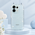 OPPO Reno 16 5G Cute Angel Wing Case – Light Blue Protective Cover