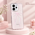 OPPO Reno 15 Pro Mini 5G Bow Design Case – Pink Aesthetic Protective Cover