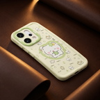 OPPO Reno 14 5G Sanrio Style Printed Case – Green & Cream