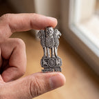 Nothing Phone 4A 5G Compatible Satyamev Jayate 3D Metal Emblem Sticker